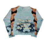 Drake Woven Tapestry Sweater Grey