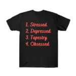 Stressed. Depressed. Lahore. Obsessed. Tapestry T-Shirt